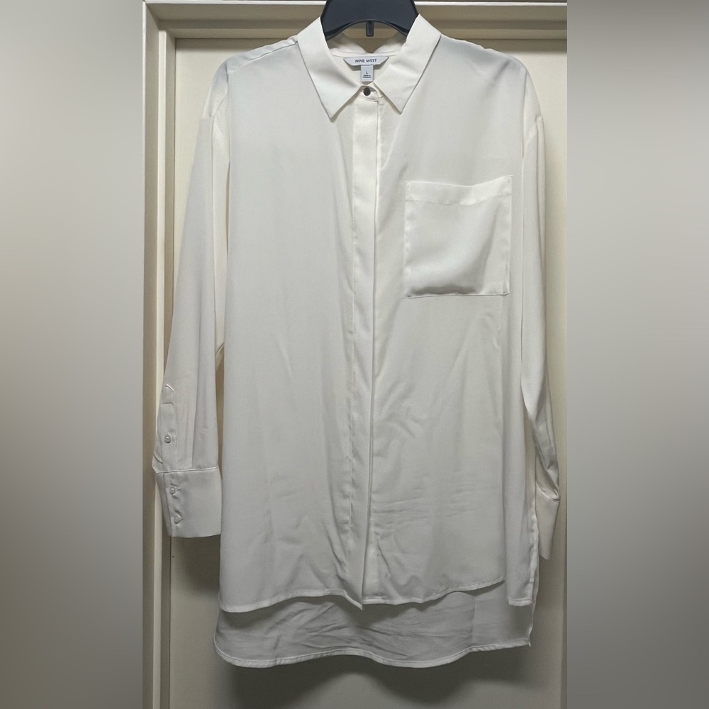 Nine West Off- White Shirt